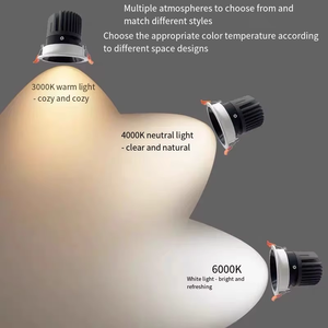<span class=keywords><strong>Spot</strong></span> LED encastré moderne 5W 7W COB, ultra <span class=keywords><strong>anti</strong></span>-éblouissement, en aluminium, pour éclairage intérieur domestique, nouveau design <span class=keywords><strong>Spot</strong></span> It - Product Image 4
