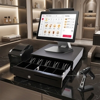 Mesin Kasir Sistem POS Restoran 15.6'' Terlaris dengan Printer/Scanner/Laci Uang