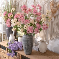 CL30001 Cornouiller Fleur Artificielle Tige Faux Cornus Bush Fleurs pour la Fête de Mariage DIY Couronne Arrangement Floral Décoration de la Maison