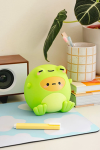 Personnalisable 3D Dessin Animé Animal Figurine Style Militaire PVC Vinyle Jouet Designer Grenouille Lampe Modèle Collection Modèle Jouet Lampe en Un - Product Image 2