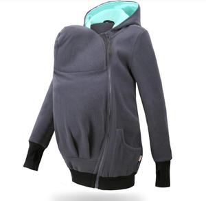 Chaqueta portabebés de invierno esencial, sudaderas con capucha cálidas de maternidad para mujeres embarazadas, ropa de maternidad de invierno - Product Image 1