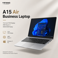 Ordinateur portable Yifang A15Plus 15,6 pouces avec AMD Ryzen 7, SSD M.2, clavier rétroéclairé multifonction Type-C en option, idéal pour un travail efficace, fournisseur ODM