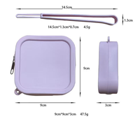 Porte-monnaie mignon à fermeture éclair, pochette en silicone, porte-clés/bracelet, mini sacs à main de créateur, porte-monnaie, porte-clés, portefeuille, trousse de maquillage