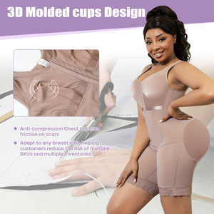 Cao nén hàng may mặc bài operatorias colombiana faja Para mujer moldeadora Butt nâng lên Tummy kiểm soát Shapewear cho phụ nữ - Product Image 4
