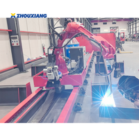 Nuevo Robot de Soldadura de Vigas Automático Inteligente sin Programación Zhouxiang para Fabricación de Estructuras Metálicas con Cámara