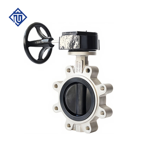 PN16 d100 4 بوصة يدوي الفولاذ المقاوم للصدأ 47 nwafer توربين زيت الماء والغاز - Product Image 1