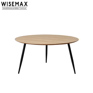 WISEMAX FURNITURE <span class=keywords><strong>Table</strong></span> basse ronde <span class=keywords><strong>de</strong></span> style nordique Offre Spéciale combinaison <span class=keywords><strong>Table</strong></span> d'appoint classique sauvage en <span class=keywords><strong>bois</strong></span> <span class=keywords><strong>massif</strong></span> avec <span class=keywords><strong>pied</strong></span> en fer - Product Image 5