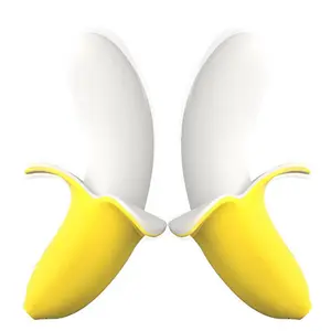 Vibrador de banana recarregável por usb, vibrador adulto de banana para ponto g vagina, dildo de clitóris