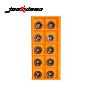 Jeekvisen RPMT1204MO, insertos de fresado de torno CNC de carburo recubierto de bajo precio, herramientas CNC de corte, cortador de fresado frontal con capa Altin - Product Image 3