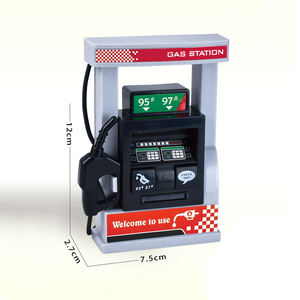 ของเล่นล้างรถเด็ก ชุดของเล่นปั๊มน้ำมันรถยนต์พลาสติกการ์ตูน ของเล่นเสริมสร้างจินตนาการ จำลองการเติมน้ำมัน - Product Image 3