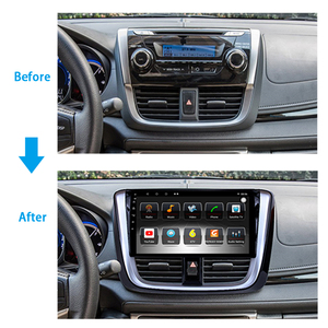 Bosstar doble Din coche DVD DSP vídeo Multimedia para VIOS <span class=keywords><strong>YARIS</strong></span> <span class=keywords><strong>2017</strong></span> Android Auto Radio Gps REPRODUCTOR DE NAVEGACIÓN - Product Image 2