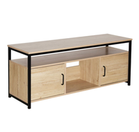 Meuble TV moderne en bois, meuble TV et table basse, couleur blanche, meuble TV d'angle, meuble de salon
