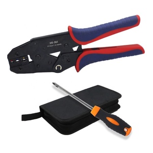 Alicates <span class=keywords><strong>de</strong></span> crimpado multifunción manuales para electricistas, terminales <span class=keywords><strong>de</strong></span> cable automáticos, agarre suave, acero con alto contenido <span class=keywords><strong>de</strong></span> carbono, métricos, OEM - Product Image 4