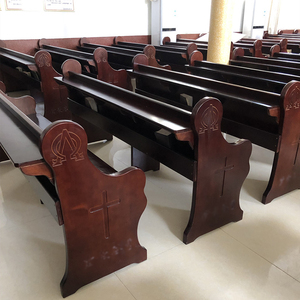 Wooden Church <strong>Pew</strong> <strong>Benches</strong> - Product Image 2