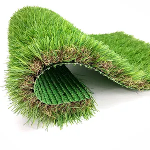 Chinese synthetic grass cheap artificial carpet lawn gold supplier garden forest grass