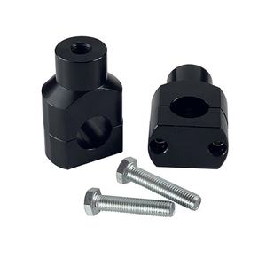 Kit de levage universel en alliage et aluminium pour guidon de moto de 22mm de diamètre avec blocs de nivellement d'espacement - Product Image 3