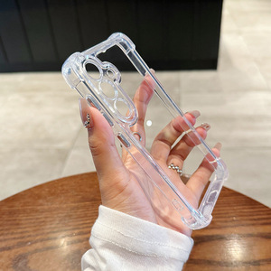 Custodia trasparente TPU antiurto per <span class=keywords><strong>Samsung</strong></span> per Galaxy S25 S24 S23 S22 Ultra spaziale custodia per telefono cellulare per 14 Plus 13 Pro Max 5G - Product Image 1