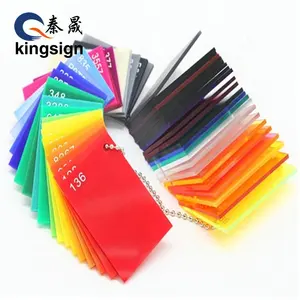 KINGSIGN customization color acrylic sheet plastic color acrylic sheet for decoration
