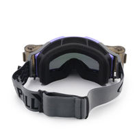 Lunettes de soleil de moto tout-terrain Jiepolly personnalisées pour la course, le motocross, la moto, avec protection UV400 et système Roll-Off