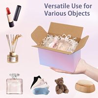 Boîtes d'expédition personnalisées robustes en carton ondulé enduit, pliables et recyclables, pour parfums et cadeaux