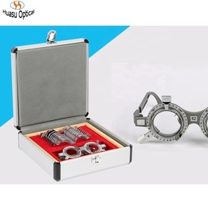 Caja de prueba de lente de prisma oftálmico Juego de lentes de prueba óptica Lentes prismáticas Estuche de prueba - Product Image 3