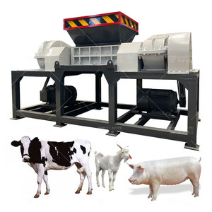 Công nghiệp đôi trục Shredder máy toàn bộ gà/vịt/Lợn/Bò/bệnh chết động vật xương xác Shredder - Product Image 1