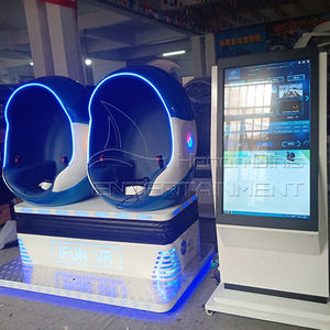 虚拟现实9D 360度运动椅飞行模拟器迷你过山车飞行模拟器VR电影院蛋椅待售 - Product Image 6