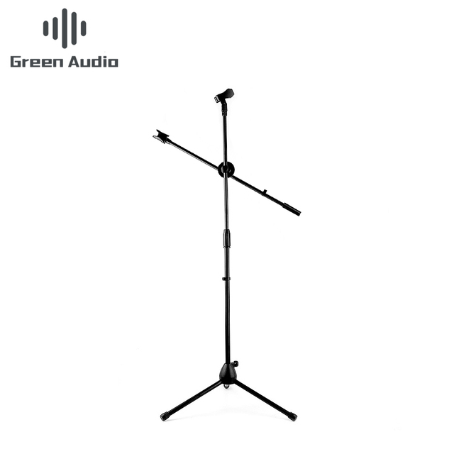 GAZ-201 Tripod Adjustable Studio Landing Microphone Stand Professional for Mic Recording