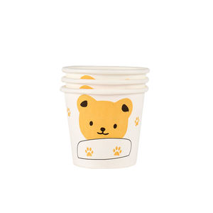 2oz Mini bicchierini usa e getta carta e plastica tazza di partito stampa personalizzata. - Product Image 2