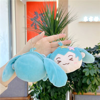 Porte-clés en peluche de coton L, poupée de dessin animé Kawaii, animal en peluche, 9 cm, unisexe