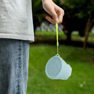 ถ้วยสำหรับใช้กลางแจ้งถ้วยน้ำยาบ้วนปากแบบพกพาถ้วยน้ำตั้งแคมป์ถ้วยซิลิโคนพับเก็บได้ - Product Image 2