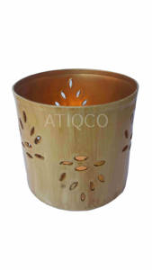 Bougeoir votif en fer doré blanc élégant pour la décoration intérieure Bougie votive de haute qualité pour l'utilisation de la vaisselle - Product Image 6