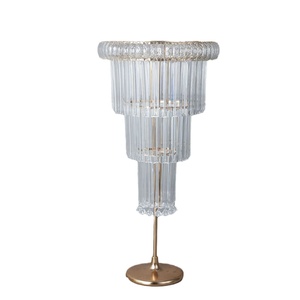 Acrylic + Kim Loại Hoa Đứng Trang Trí Đám Cưới Bảng Trung Tâm Bạc Vàng Kim Loại Pha Lê Hoa Đứng Đảng Trung Tâm Đám Cưới - Product Image 1