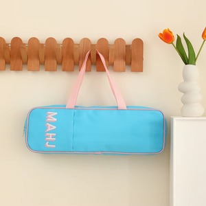 Sac de rangement portable pour Mahjong rose pour femmes, personnalisé en gros, style tendance, en nylon avec fermeture éclair - Product Image 5