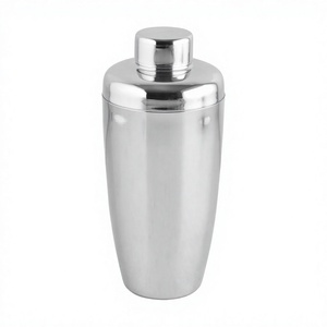 Juego de coctelera de diseño acanalado con logotipo personalizado, accesorios de barra de acero inoxidable con logotipo para camareros - Product Image 1