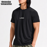 Kaos Pria Dry Fit Custom Gym DTG Logo Berkualitas Tinggi Reflektif Olahraga Tee Mesh Streetwear Pakaian Grosir Kaos untuk Pria