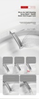 MWD Bidet intelligent moderne avec bouclier en mousse dense, commande par bouton simple, lumière d'ambiance, design fin, pour projets industriels