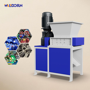 Máquina compacta para procesar residuos de construcción mixtos, incluyendo paneles de yeso y madera, trituradora de doble eje. - Product Image 2