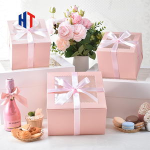 บริการพิมพ์โลโก้ตามสั่ง รับผลิตแบบ OEM ODM กล่องบรรจุภัณฑ์ชีสเค้ก พร้อมตัวเลือกตัวอย่างฟรี - Product Image 4