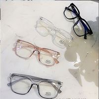 Gafas Ópticas Cuadradas de Moda 2025 al por Mayor con Logotipo Personalizado para Hombre y Mujer, Monturas TR90 con Protección Anti Luz Azul
