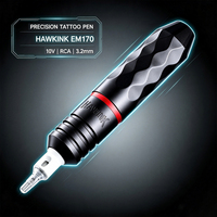 HAWINK Permanente Elektrische Wegwerp Tattoo Pen 3.2mm Stroke Taiwan Motor 5W Vliegtuigaluminium voor Body Art Tattoo