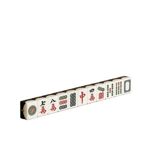 ชุดเกมไพ่นกกระจอกอเมริกันลายไม้สีน้ำตาล วาดด้วยมือ พร้อมโลโก้แบรนด์  แบบกำหนดเองสำหรับผู้เล่น 4 คน  พร้อมแผ่นเกมและไพ่นกกระจอก - Product Image 6