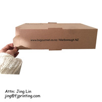 Boîte empilable en carton ondulé pour la restauration, impression de logo personnalisée, emballage alimentaire, boîte de présentation - Vente chaude