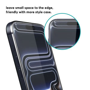 กระจกนิรภัยแบบใส HD 9D Full Glue สำหรับ iPhone 17 Air 17 18 Pro Max ป้องกันหน้าจอแบบไร้ฟองอากาศ - Product Image 2