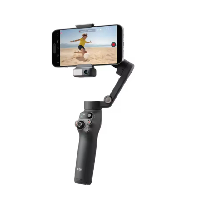 Osmo Mobile 7P Native Tracking with Integrated Audio & Lighting Robust 3-Axis Mobile Phone Gimbal