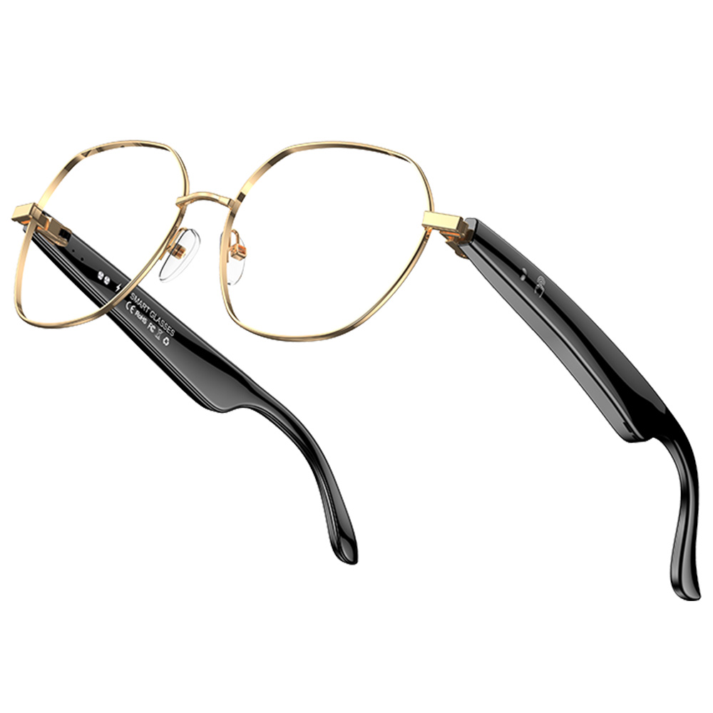 2026 BT Audio Call Smart Glasses W100B AI Translation Conversation Business Style Hands-Free Calls Smart Wearable Headset