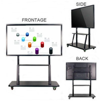 Tableau blanc interactif LCD 4K avec Android/Windows, tactile 20 points, garantie 3 ans pour les écoles