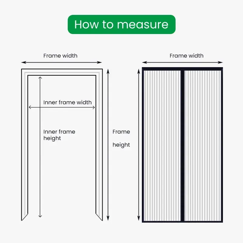 Moustiquaire magnétique à fermeture automatique, rideau de porte, moustiquaire, moustiquaire, moustiquaire pour porte