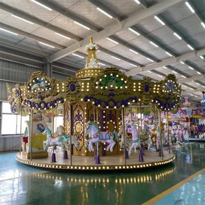 juegos mecanicos grande <span class=keywords><strong>de</strong></span> la feria carrusel infantil con led luces Capacidad 24 personas Instalado en parque <span class=keywords><strong>de</strong></span> atracciones - Product Image 3