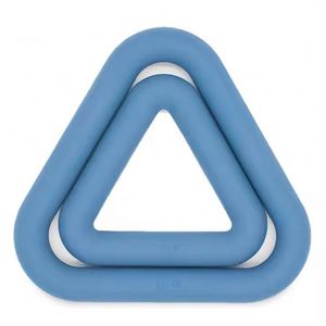 Anneau de fitness triangulaire en caoutchouc bleu BOGA pour exercices corporels, design léger et durable, usage commercial unisexe - Product Image 1